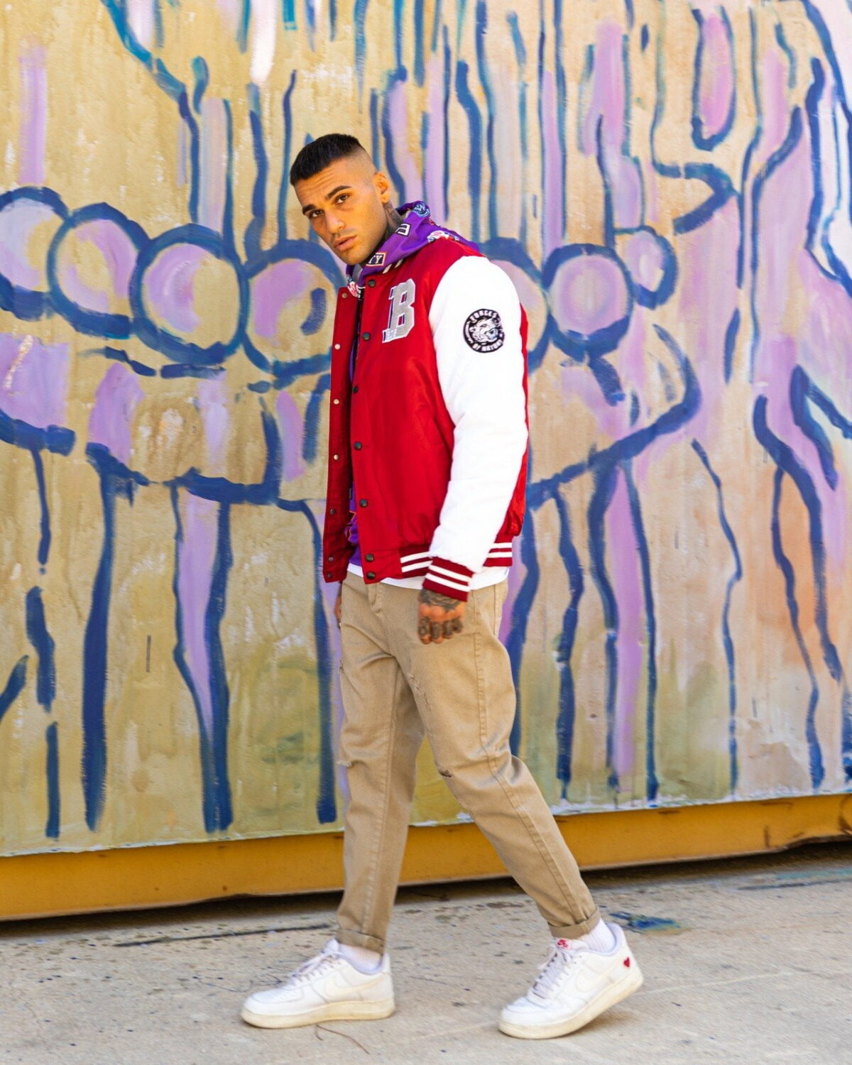 Giubbino uomo varsity