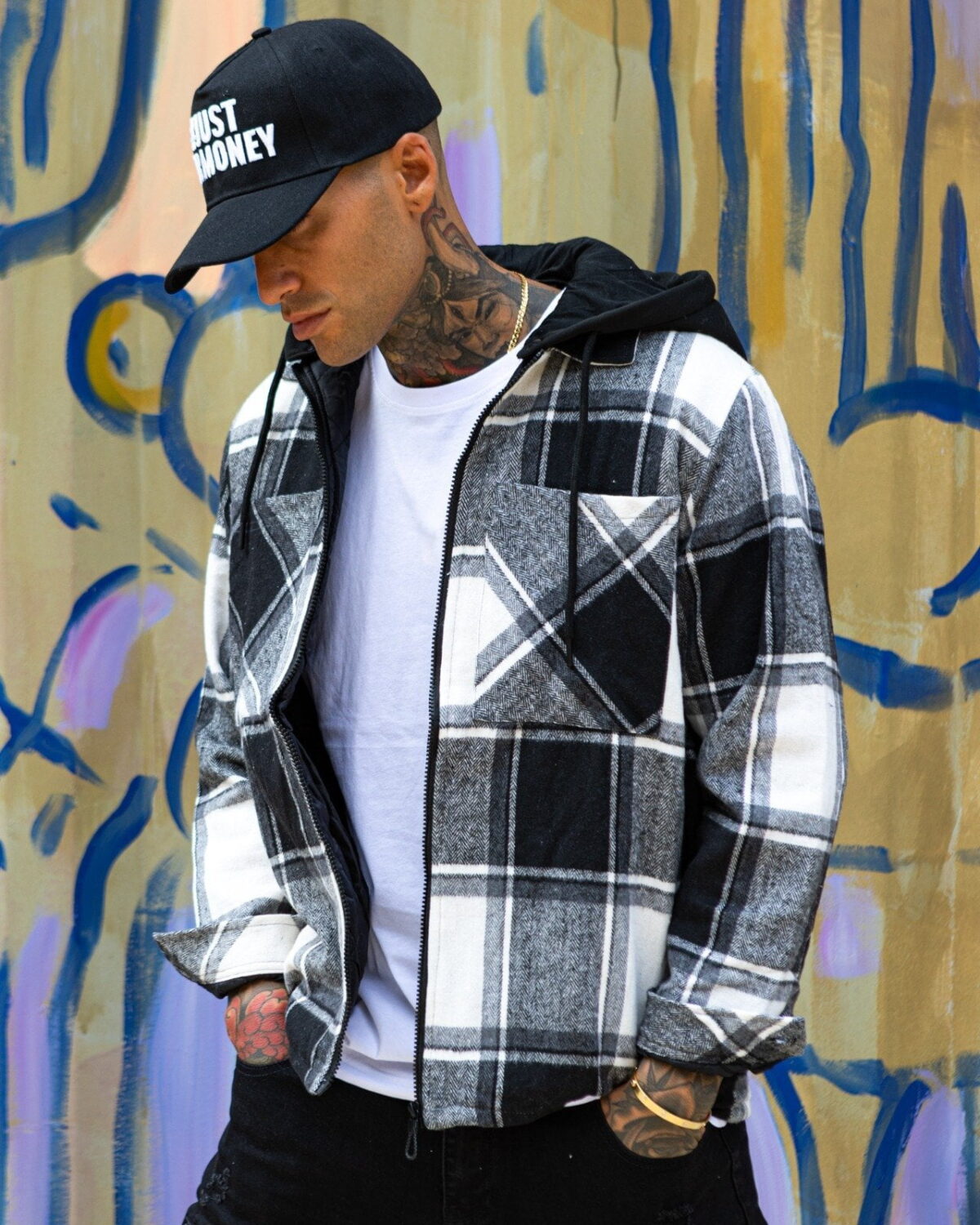 Camicia uomo cappuccio