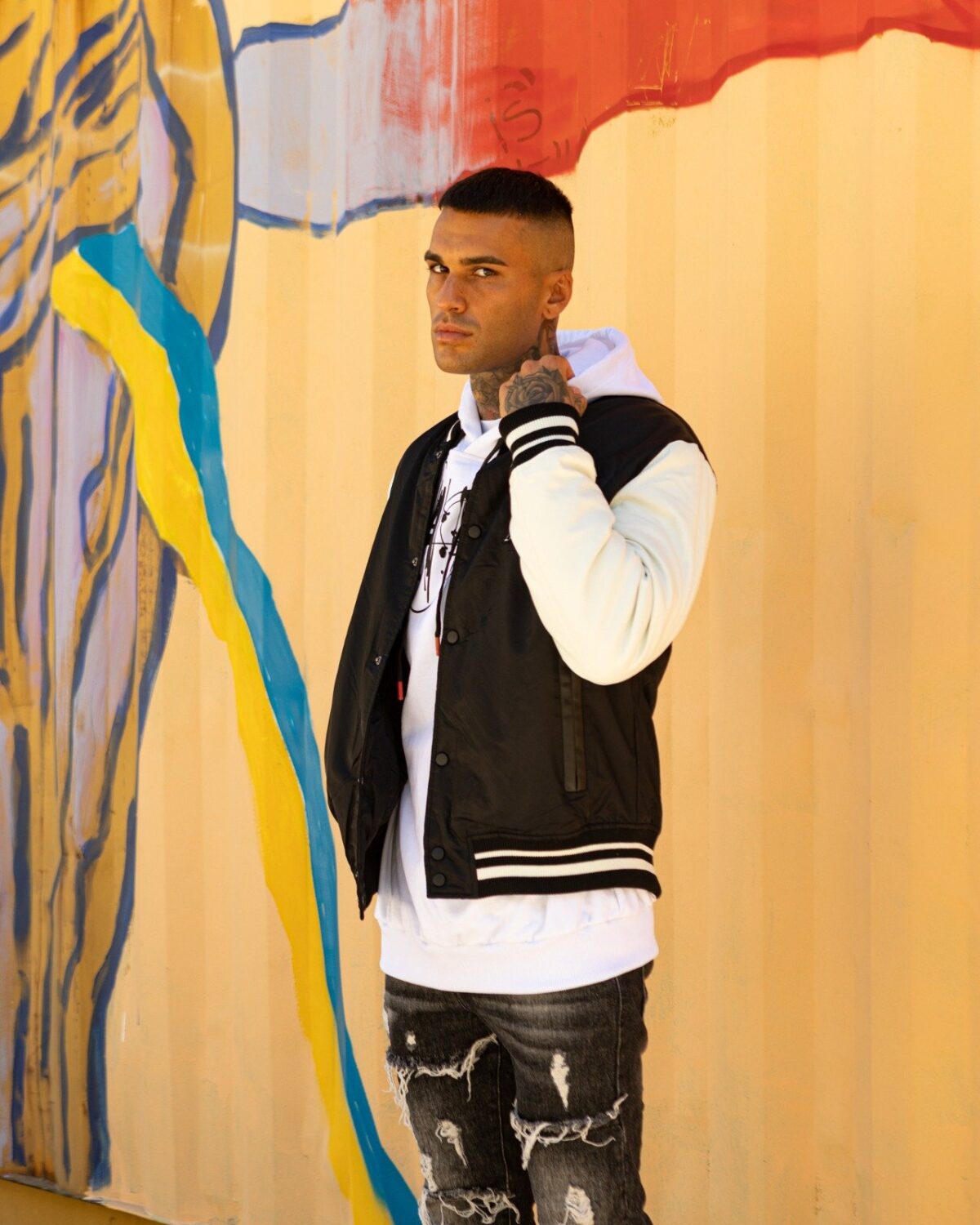 Giubbino uomo varsity