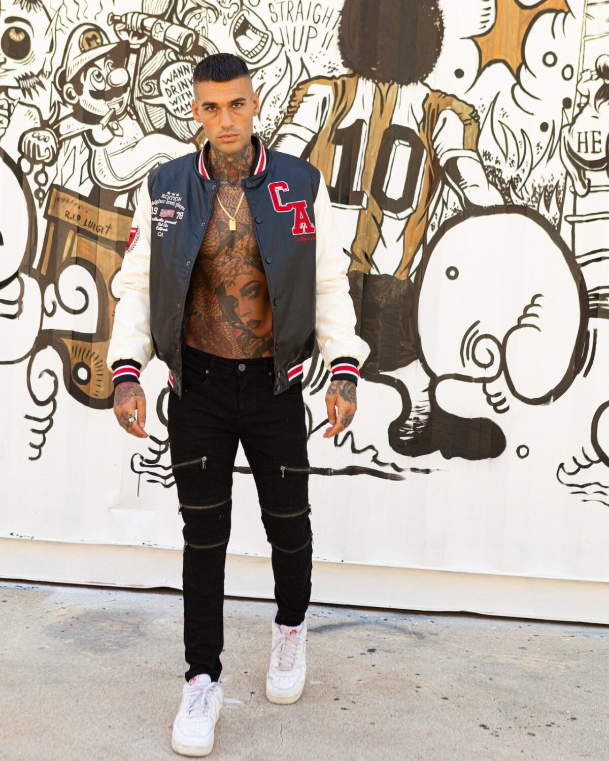 Giubbino uomo varsity