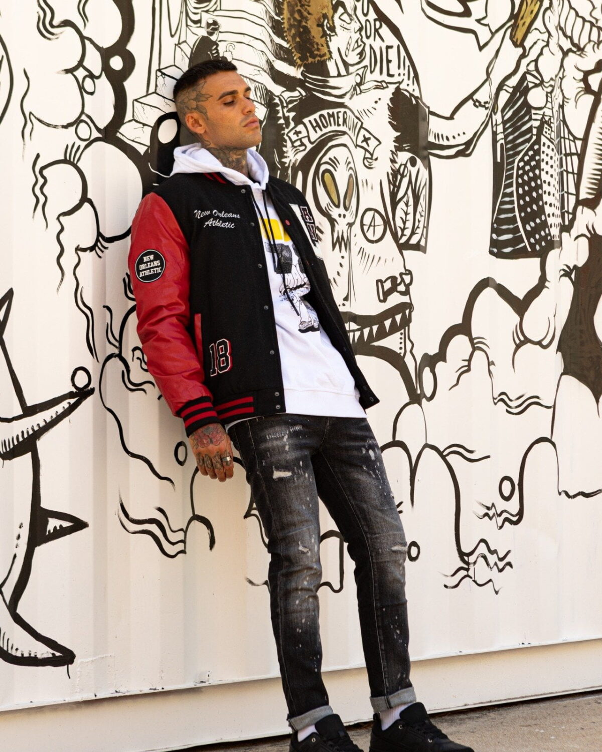 Giubbino uomo varsity