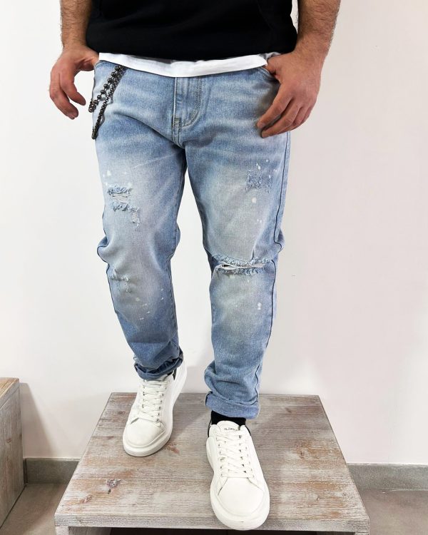 JEANS UOMO STAMPATO