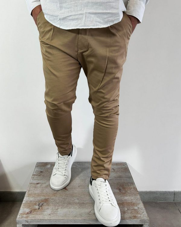PANTALONE UOMO TINTA UNITA