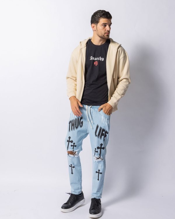 Jeans Uomo Stampato