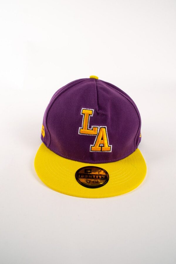 Berretto Uomo Los Angeles - VIOLA/GIALLO