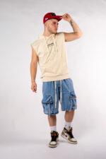 BERMUDA UOMO JEANS CON ELASTICO IN VITA - PRIBER-ID0063_LP_03
