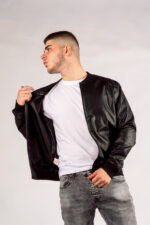 Giubbino Uomo Ecopelle - PRIP25GB039J_01_03