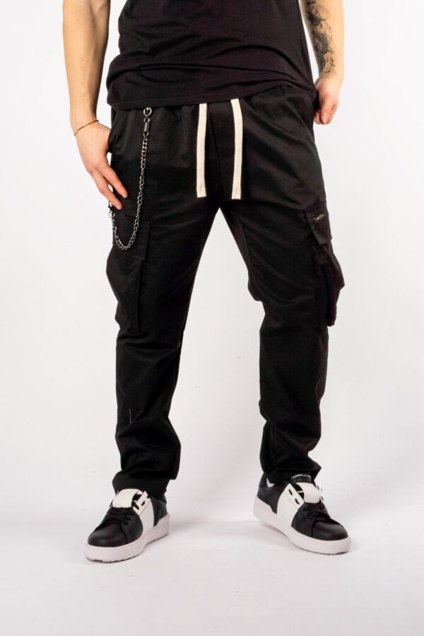 Pantalone Uomo Cargo - NERO