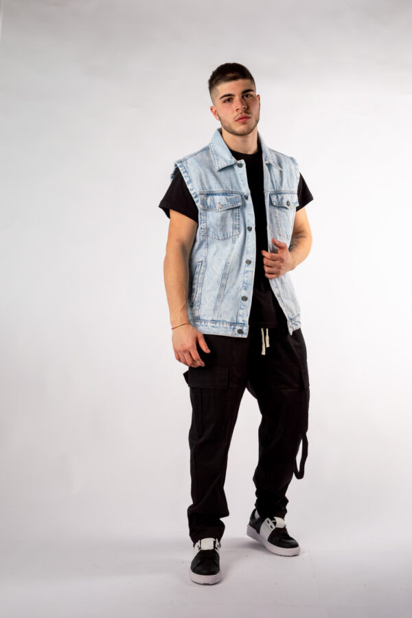 Smanicato Uomo Jeans - PRISME-VS006_00_02