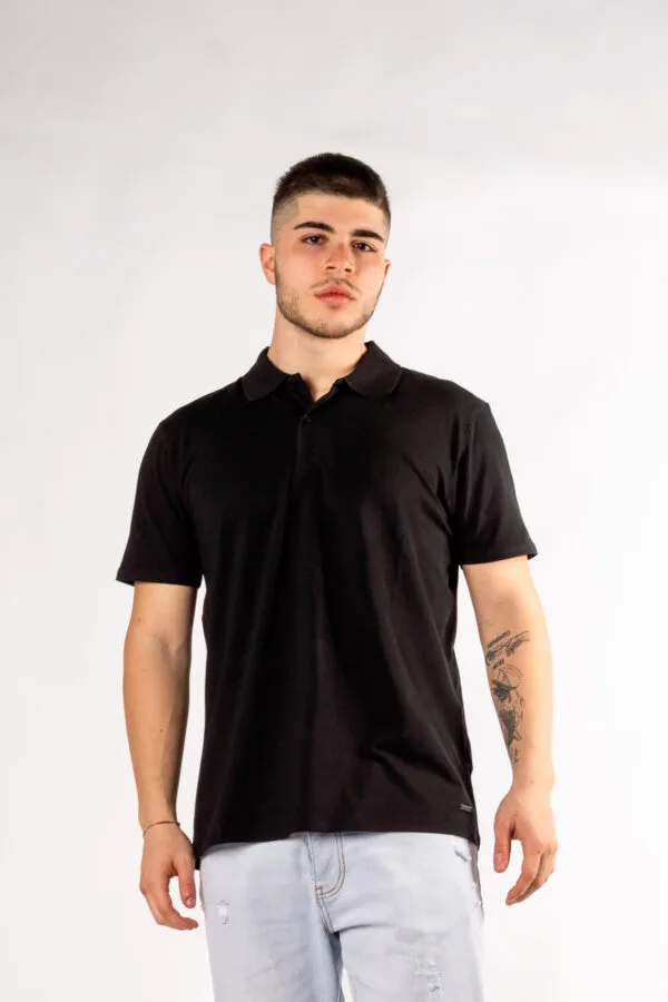 Polo Uomo Basic - NERO