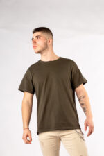 T-shirt Uomo Basic - VERDE MILITARE