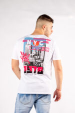 T-shirt Uomo New York - BIANCO