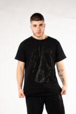 T-shirt Uomo Just For Money - NERO