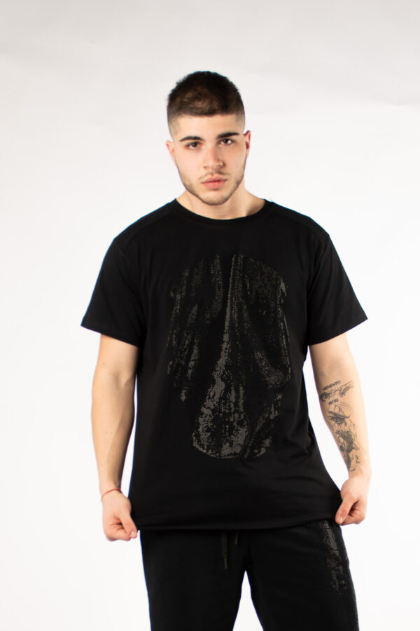 T-shirt Uomo Just For Money - NERO