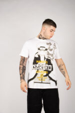 T-SHIRT UOMO CON STAMPA - BIANCO