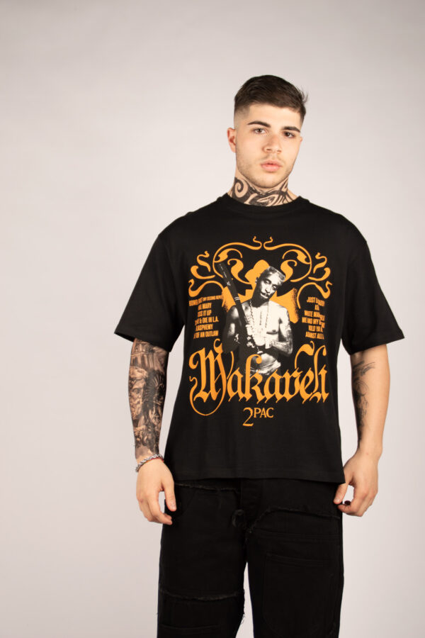 T-shirt Uomo 2Pac - NERO