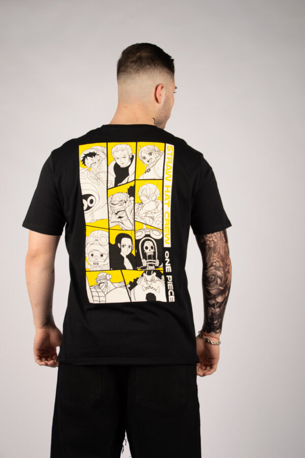 T-Shirt Uomo One Piece - NERO