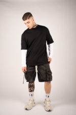 T-SHIRT UOMO CON MANICHE A CONTRASTO - PRIP25TL032_37_02