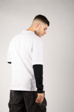 T-SHIRT UOMO CON MANICHE A CONTRASTO - PRIP25TL032_DV_03