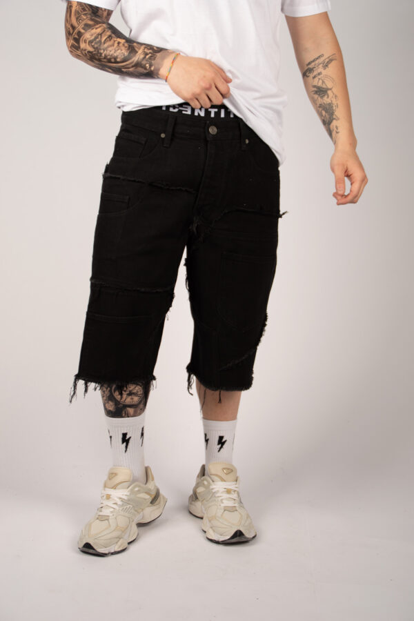 Bermuda Uomo Jeans - NERO