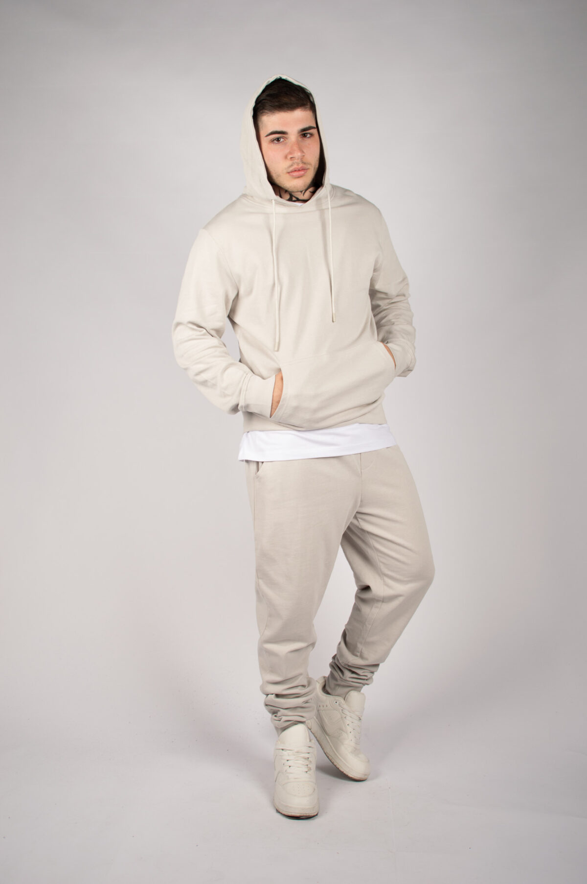 FELPA UOMO CON CAPPUCCIO - PRIFLE-VS005_89_05