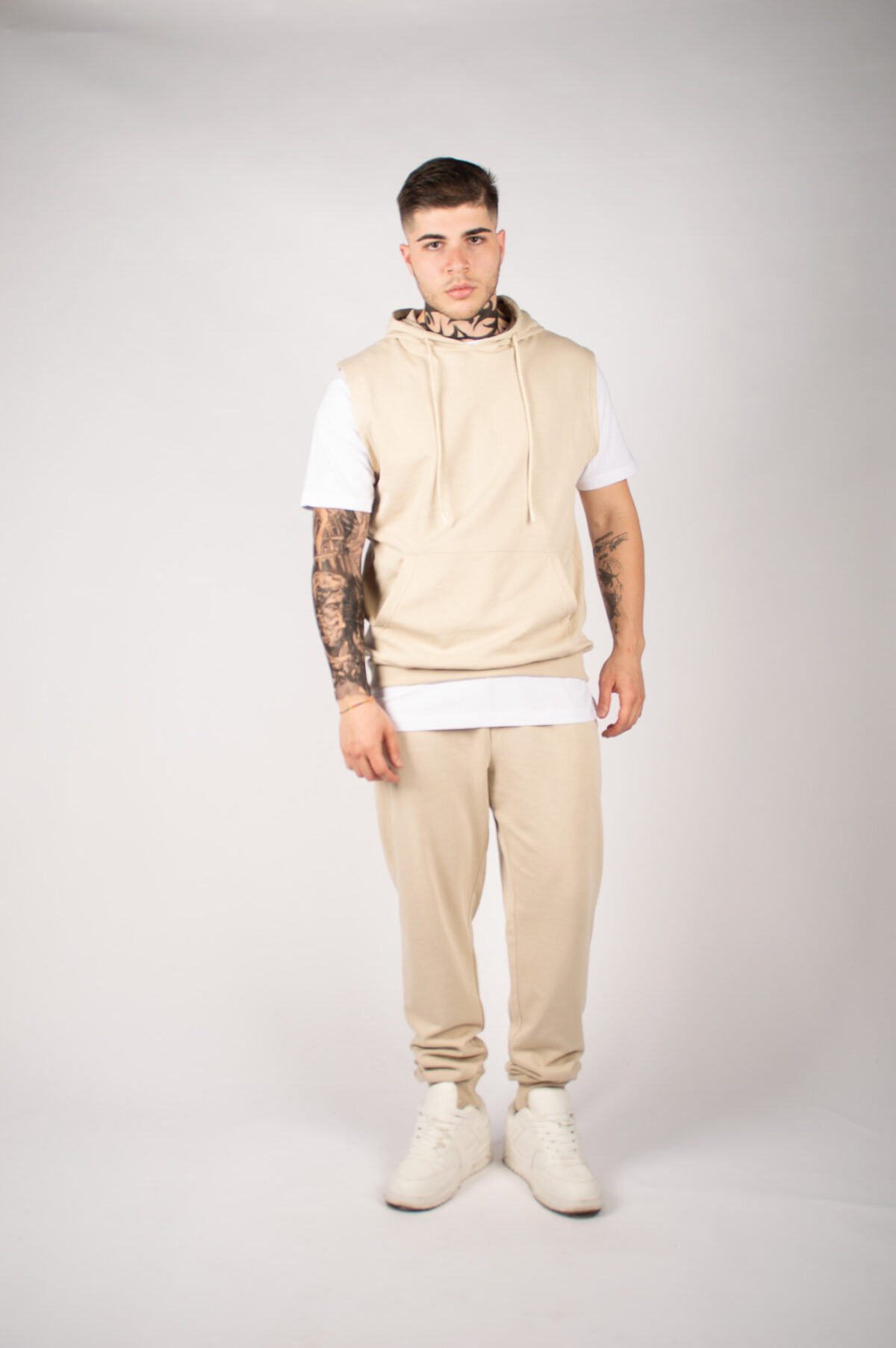 SMANICATO UOMO CON CAPPUCCIO - PRISME-VS0010_20_04