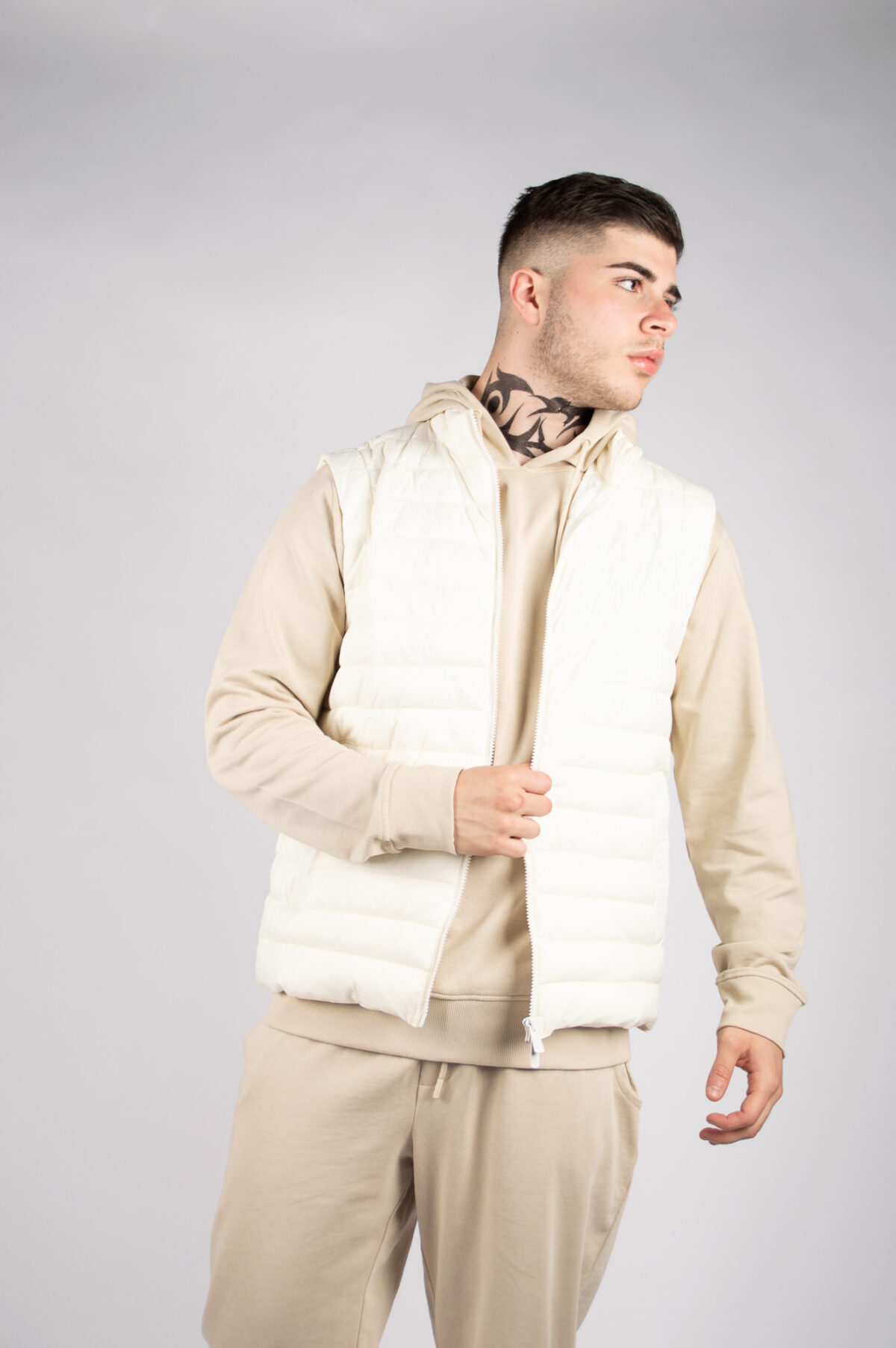 SMANICATO UOMO - BIANCO
