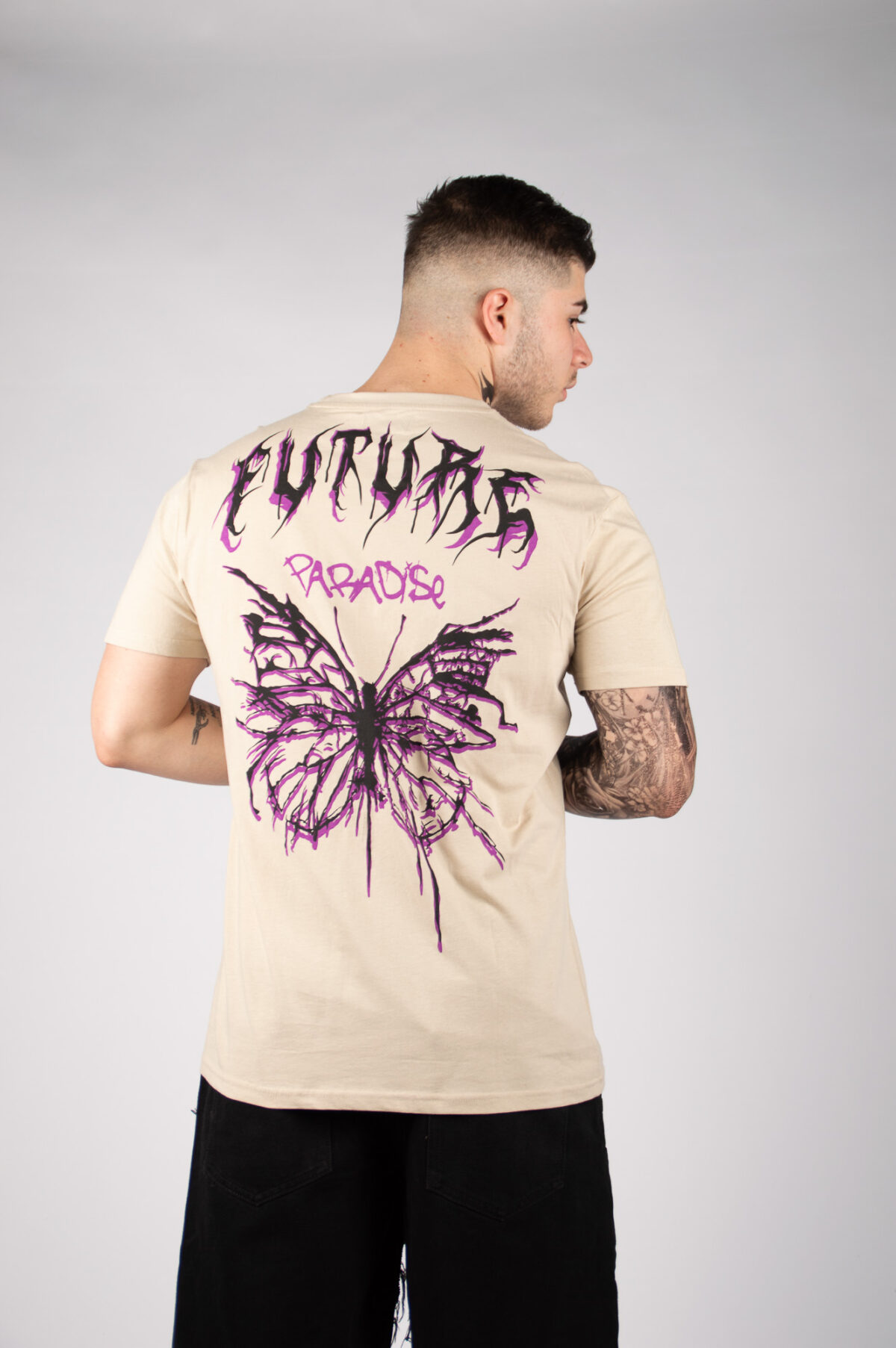 T-shirt Uomo Stampata - BEIGE